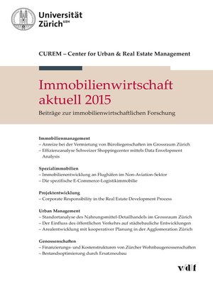 cover image of Immobilienwirtschaft aktuell 2015